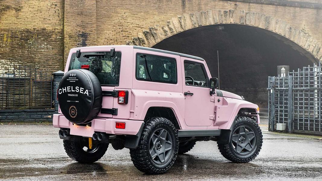 Pink Panther: Chelsea Truck Company Jeep Wrangler in PINK! 