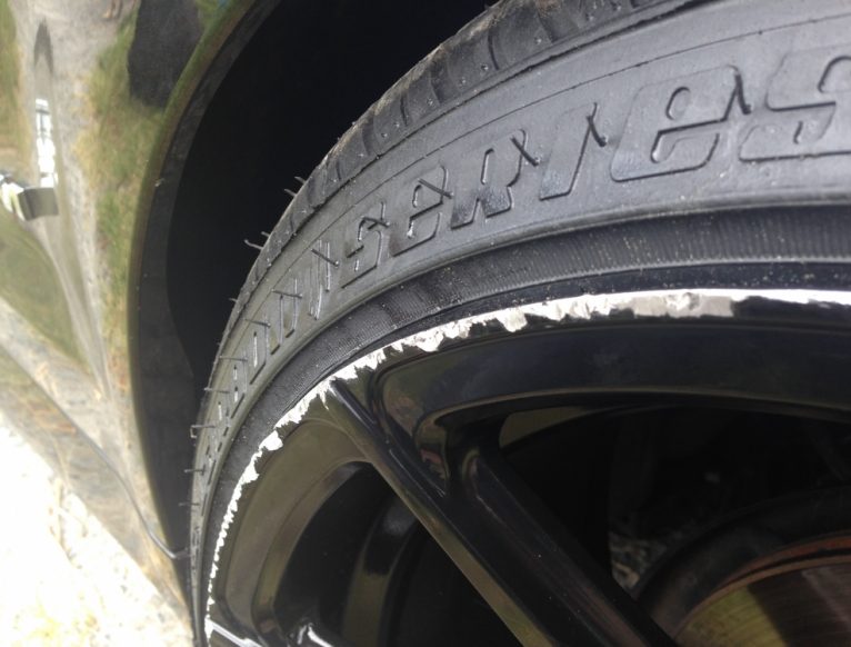 bordillo daños desgaste raspar Kit de Reparación de Rueda de Aleación de plata para Peugeot 206 