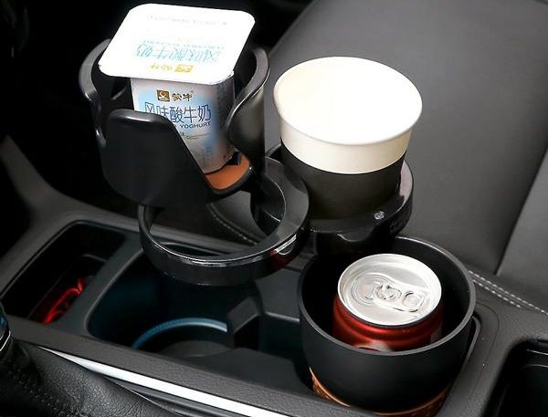 Auto-Mülleimer-Becherhalter  Bedienung per Knopfdruck – Car
