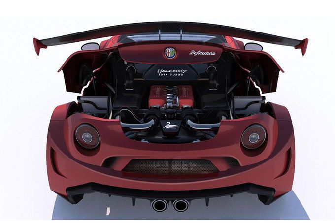 Lazzarini Design Alfa Romeo 4C 3 Alfa Romeo 4c mit Ferrari Power! So muss das sein!