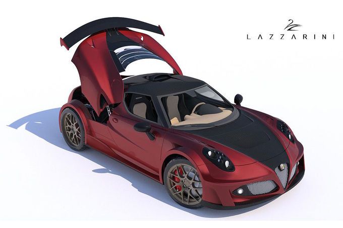 Lazzarini Design Alfa Romeo 4C 5 Alfa Romeo 4c mit Ferrari Power! So muss das sein!