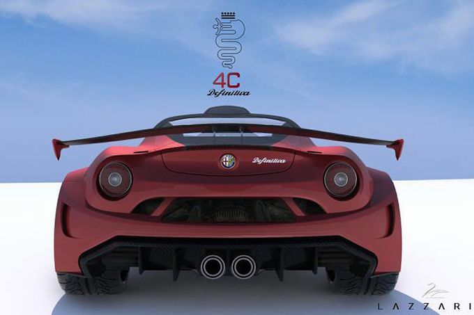 Lazzarini Design Alfa Romeo 4C 6 Alfa Romeo 4c mit Ferrari Power! So muss das sein!