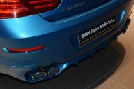 Wewnątrz niebieski, poza niebieski. BMW Alpina B6 Gran Coupe w kolorze Atlantis Blue