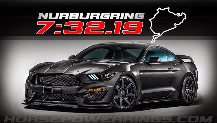 Mustang GT350 R Nurburgring Record 1 Shelby GT350R fegt in 7:32,19 Minuten um den Nürburgring
