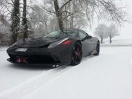 Ferrari 458 Speciale from Edo Competition in the snow