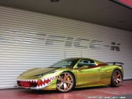 Ferrari 458 Golden Shark By Office K 18 190x143