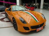 ferrari gto orange china 1 190x142 Ungewohnt! Nicht Rot oder Schwarz, Orange am Ferrari 599 GTO