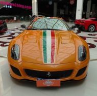 ferrari gto orange china 4 190x189 Ungewohnt! Nicht Rot oder Schwarz, Orange am Ferrari 599 GTO