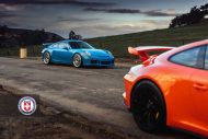 Zwillinge? Zwei Porsche 911 GT3 mit HRE Wheels