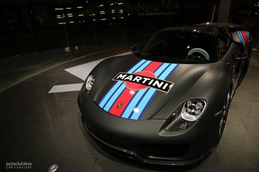 porsche 918 spyder martini black 1 Martini Style am Porsche 918 Spyder in Taiwan