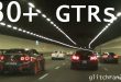 Video: Louder than any hurricane. About 30 Nissan GT-R in the tunnel