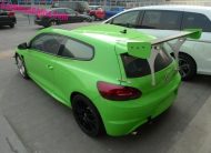 VW Scirocco R! Frog green tuning in China