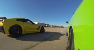 Video: AMI Power! Z06 vs. Challenger Hellcat vs. Shelby GT500