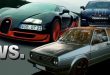 Video: Bugatti Veyron vs. Golf 2 AWD vs. AMS Nissan GT-R