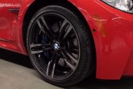BMW M3 F80 in Ferrari Rosso Corsa roter Lackierung