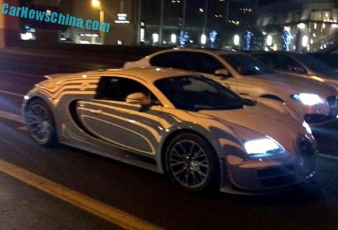 bugatti veyron shanghai china 1 Mega rar! Bugatti Veyron L’Or Style Super Sport in China
