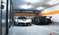 Photo shoot with Ferrari LaFerrari and Lamborghini Veneno