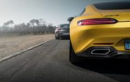 Photo shoot with the new Mercedes-AMG GT and GT's