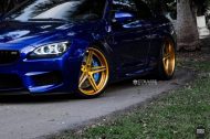 santorini blue bmw m6 f13 tuning 14 190x126 Strasse Wheels veredelt den BMW M6 F13 in San Marino Blau