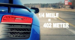 Video: Dragrace zwischen dem Audi RS 6 Avant und dem Audi R8 LMX