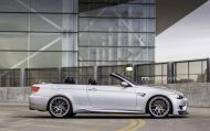 BMW E93 M3 in silver metallic and with ADV.1 Wheels alloy wheels