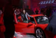 Ferrari 488 GTB on promotional tour in the UK and France