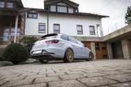 Seat Leon ST on the ground by KW DDC coilover kit