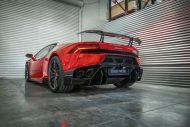 Rosso Mars Lamborghini Huracan Vorsteiner Novara Carbon Aerodynamik Kit Tuning 16 190x127