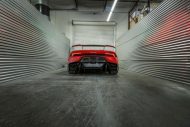 Rosso Mars Lamborghini Huracan Vorsteiner Novara Carbon Aerodynamik Kit Tuning 18 190x127