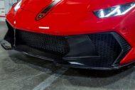 Rosso Mars Lamborghini Huracan Vorsteiner Novara Carbon Aerodynamik Kit Tuning 26 190x127