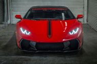 Rosso Mars Lamborghini Huracan Vorsteiner Novara Carbon Aerodynamik Kit Tuning 4 190x127