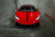Rosso Mars Lamborghini Huracan Vorsteiner Novara Carbon Aerodynamik Kit Tuning 5 190x127