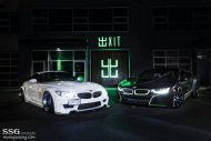 BMW i8 volledig verijdelen in satijnzwart en matgrijs