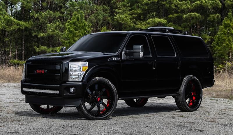 Huge! 28 Customs Forgiato Wheels on the Ford Excursion