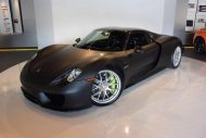for sale: Matt black Porsche 918 Spyder with Weissach package