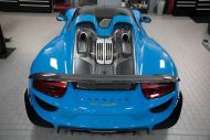 Für die USA! Riviera Blauer Porsche 918 Spyder mit Weissach Paket