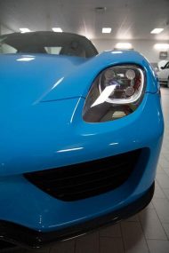 Für die USA! Riviera Blauer Porsche 918 Spyder mit Weissach Paket