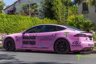 Tuning for a good cause! Pink Tesla Model S from tuner TSportline