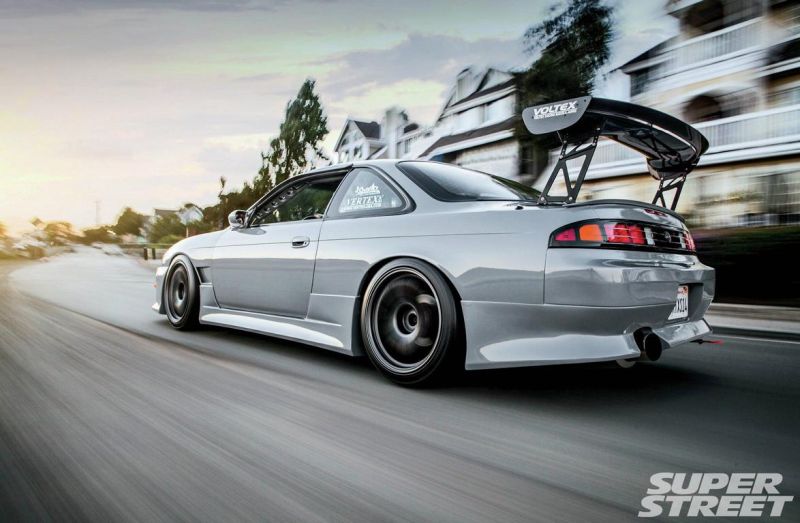 Nissan 240SX with SR20DET and 500 PS on the bike