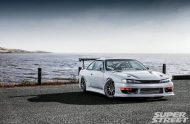 Nissan 240SX with SR20DET and 500 PS on the bike