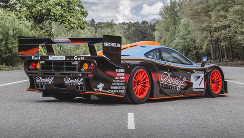 Te koop: McLaren F1997 GTR Longtail uit 1, gesponsord door Top Gear