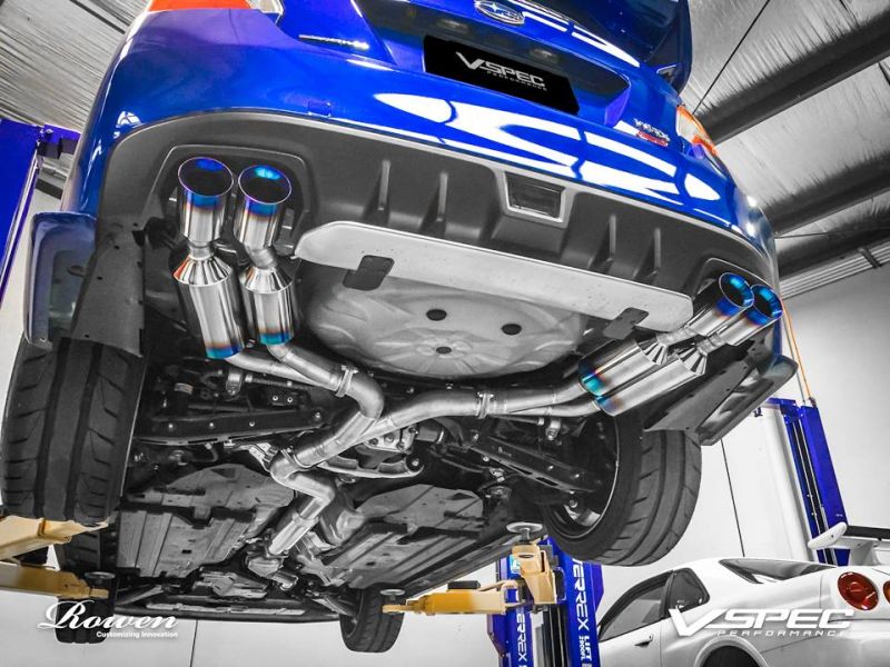 2015 Subaru Wrx Sti Gets Titanium Exhaust From Rowen 7