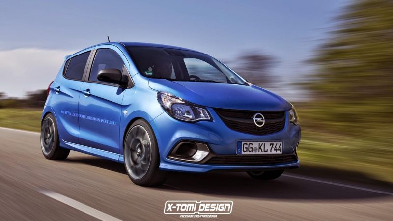 X-Tomi Design builds the Opel Karl as an OPC version