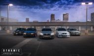 Rund 30 Jahre BMW M5 Generationen auf einem Bild!