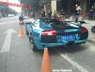 Lamborghini Murcielago Tuning Chrom Blau 2 190x143