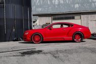 Bentley Continental GT with widebody kit and Forgiato Wheels