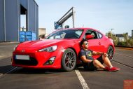 KW Clubsport coilover suspension in the tuned Toyota GT86