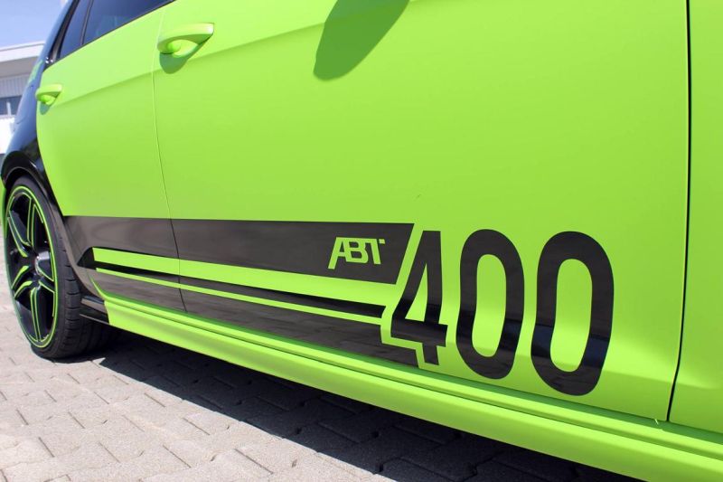 Neon Green Golf R With 400 Hp 1