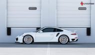 HRE 300 21 pulgadas en un Porsche 911 Turbo S blanco de Tuner Supreme Power