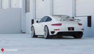 HRE 300 21 inches on a white Porsche 911 Turbo S from Tuner Supreme Power